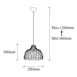 Φωτιστικό Οροφής Treiso Megapap e27 Μεταλλικό Μονόφωτο Χρώμα Χρυσό Ø28x126εκ.