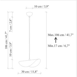 Φωτιστικό Οροφής Vinci ii Megapap e27 Μεταλλικό Μονόφωτο Χρώμα Χάλκινο Vintage 30x20x106εκ.