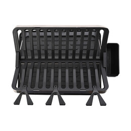 Estia Πιατοθηκη Αναδιπλουμενη Ανοξειδωτη 2 Επιπεδων 48x35.4x27.2cm Μαυρη