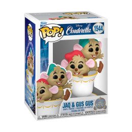 Funko Pop! Disney: cinderella's 75th - jaq &Amp; gus gus (in Cup) #1544 Vinyl Figure