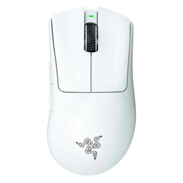 Razer Deathadder v3 pro White 64g Wireless Gaming Mouse Ergonomic 90 Hours Battery 30k dpi (Rz01-04630200-R3g1) (Razrz01-04630200-R3g1)