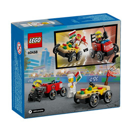 Lego® City: Pizza vs. Fire Truck Race car Pack (60458)