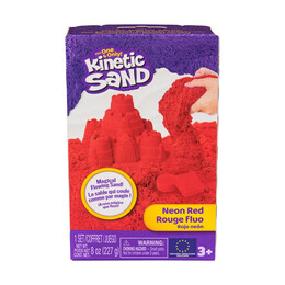 Spin Master Kinetic Sand - Neon red Basic Sand 8oz box (20149740)