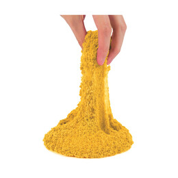 Spin Master Kinetic Sand - Neon Yellow Basic Sand 8oz box (20149739)
