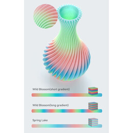 Creality Hyper PLA  Rainbow Spring Lake - Fast Printing Filament with CFS tag 1kg 1.75
