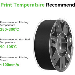 Creality PPA-CF black Carbonfiber Filament 1kg 1.75 (3301060020)