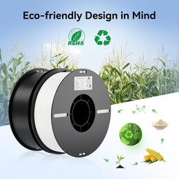 Creality EN-PLA Value Pack  2 Χ Black & 2 Χ White - Ender Filament 4kg 1.75 (3301010473)