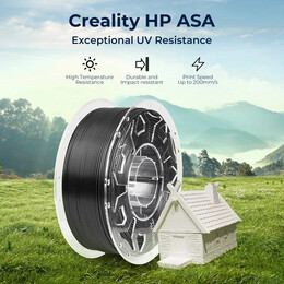 Creality HP-ASA black Filament - weather & UV & impact resistance - 1.75 1KG