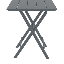 HELEN DARK GREY 60Χ60X74εκ. ΤΡΑΠΕΖΙ ΠΤΥΣ/ΝΟ ΠΟΛ/ΝΙΟΥ