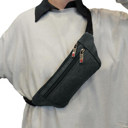 Τσαντάκι μέσης BENZI Μαύρο BZ4830