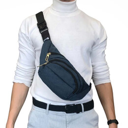 Τσαντάκι μέσης BENZI Μπλε BZ5543