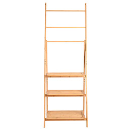 Estia Ραφιερα Δαπεδου Οργανωσης Βαμβοο Essentials με 3 Ραφια Φυσικο Χρωμα