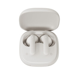QCY Buds White - Noise Reduction Clear Calls TWS Earbuds 35h, 10mm dynamic drivers
