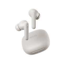QCY Buds White - Noise Reduction Clear Calls TWS Earbuds 35h, 10mm dynamic drivers