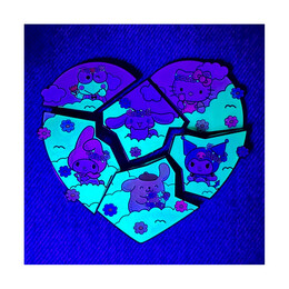 Funko Loungefly Blind box Enamel Pins - Sanrio: Hello Kitty and Friends - Flower Crown Puzzle Mystery pin (Sanpn0261-ea)