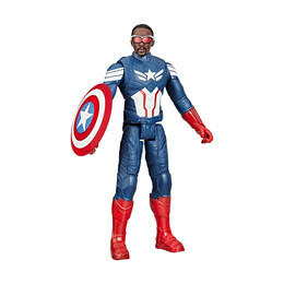 Hasbro Captain America: Brave new World - Titan Heroes sam Wilson Action Figure (F9276)