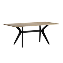 Τραπέζι Luna Megapap Χρώμα Florida oak 181x90x75εκ.