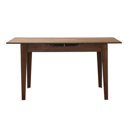 Τραπέζι Trendline Megapap Επεκτεινόμενο Χρώμα Καρυδί 120/150x70x75εκ.