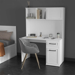 Γραφείο Εργασίας Country Megapap Χρώμα Λευκό 120x60x167εκ.