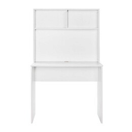 Γραφείο Εργασίας Trendline Megapap Χρώμα Λευκό 90x52x148εκ.