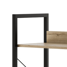 Βιβλιοθήκη Connect Megapap Χρώμα Florida oak 73x35x172εκ.