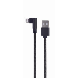 Gembird Braided usb to Lightning Cable Μαύρο 0.2m (cc-Usb2-Amlml-0.2m) (Gemcc-Usb2-Amlml-0.2m)