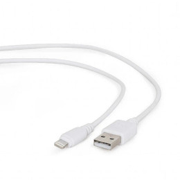 Gembird cc- Usb2-Amlm-2m-w usb to 8-pin Cable Charging Transmission (Ipad,iphone5/6/7/8/x) 2m White (cc-Usb2-Amlm-2m-w) (Gemcc-Usb2-Amlm-2m-w)