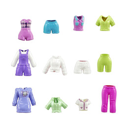 Mattel Polly Pocket: Tiny Worlds big Surprises - Camping Playset (Glows in the Dark) (Jcb23)