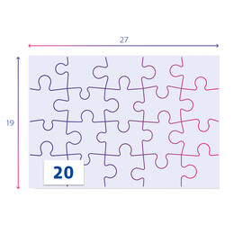 Clementoni Παιδικό Παζλ Super Color Mickey 2x20 τμχ