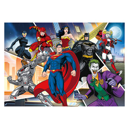 Clementoni Παιδικό Παζλ Super Color DC Comics 104 τμχ