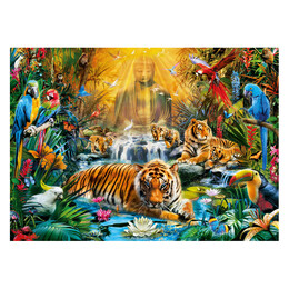 Clementoni Παζλ High Quality Collection Mystic Tigers 1000 τμχ