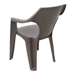 Πολυθρόνα Πολυπροπυλενίου Dante Χρώμα Cappuccino 57x55x79εκ.