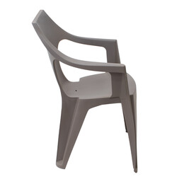 Πολυθρόνα Πολυπροπυλενίου Dante Χρώμα Cappuccino 57x55x79εκ.