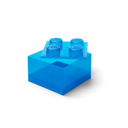 Lego® Κουτι Αποθηκευσης Τετραγωνο Μεγαλο Μπλε Διαφανο - 40090805
