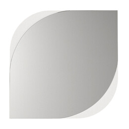 Καθρέπτης Τοίχου Lava Μegapap Χρώμα Λευκό 70x2,2x70εκ.