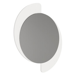 Καθρέπτης Τοίχου Sevilla Μegapap Χρώμα Λευκό 59,2x2,2x69εκ.