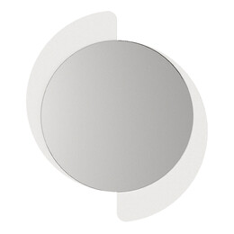 Καθρέπτης Τοίχου Sevilla Μegapap Χρώμα Λευκό 59,2x2,2x69εκ.