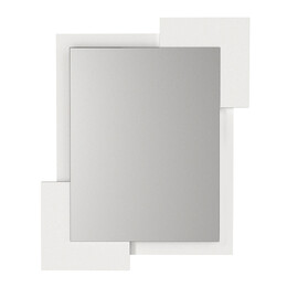 Καθρέπτης Τοίχου Selinos Μegapap Χρώμα Λευκό 65x2,2x85εκ.