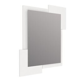 Καθρέπτης Τοίχου Selinos Μegapap Χρώμα Λευκό 65x2,2x85εκ.