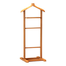 Επιδαπέδια Κρεμάστρα Beta Megapap Ξύλινη Χρώμα Φυσικό 48x35x120εκ.