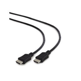 Gembird Hdmi 1.4 Cable Hdmi Male - Hdmi Male 1.8m Μαύρο (cc-Hdmi4l-6) (Gemcc-Hdmi4l-6)