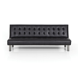 STATE BLACK PU ΚΑΝΑΠΕΣ-ΚΡΕΒΑΤΙ 180X79εκ.