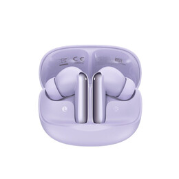 QCY Melobuds N50 ANC Purple - 45db ANC TWS Semi-Ear Earbuds 6 mic ENC, IPX4 BT5.4