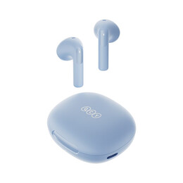 QCY AilyBuds E20 Clear Blue- Hybrid ANC Semi-Ear TWS earbuds 6mics 13mm driver IPX4 BT5.4 35h