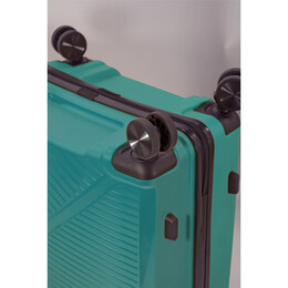 Βαλίτσα Μεσαία Με Προέκταση BENZI Πετρόλ BZ5710