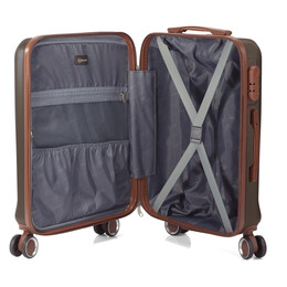 Βαλίτσα Μεσαία BENZI Καφέ BZ5776