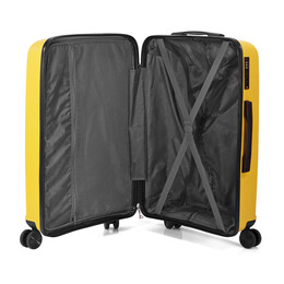 Σετ 3 Βαλίτσες με Προέκταση BENZI Κίτρινο BZ5710