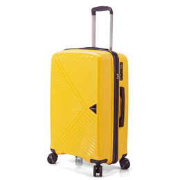 Βαλίτσα Μεγάλη Με Προέκταση BENZI Κίτρινο BZ5710