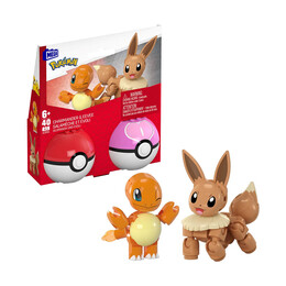 Mattel Mega Pokemon - Charmander &Amp; Eevee Pokeballs (Jcr81)
