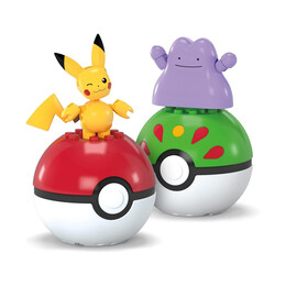 Mattel Mega Pokemon - Ditto &Amp; Pikachu Pokeballs (Jct43)